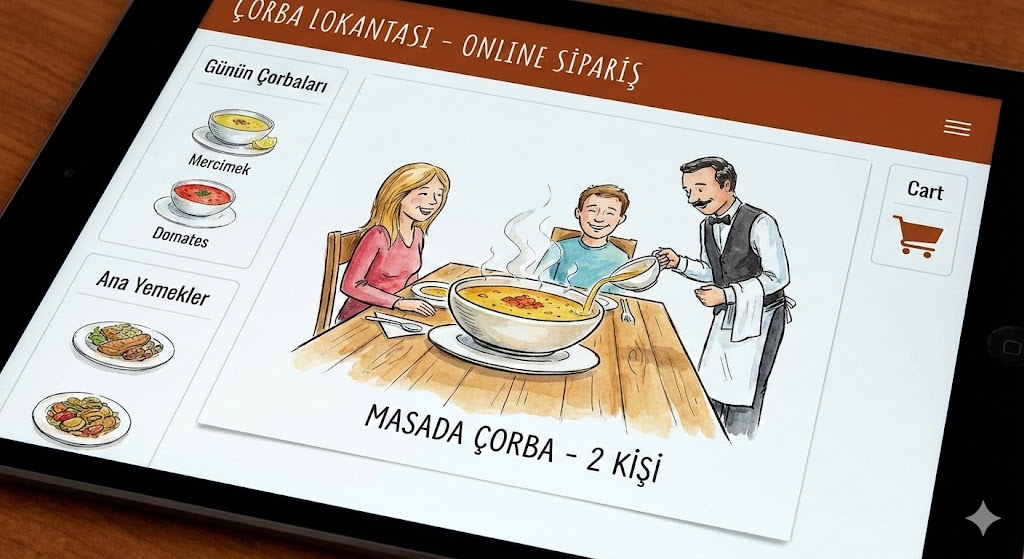 Pedir comida en turco